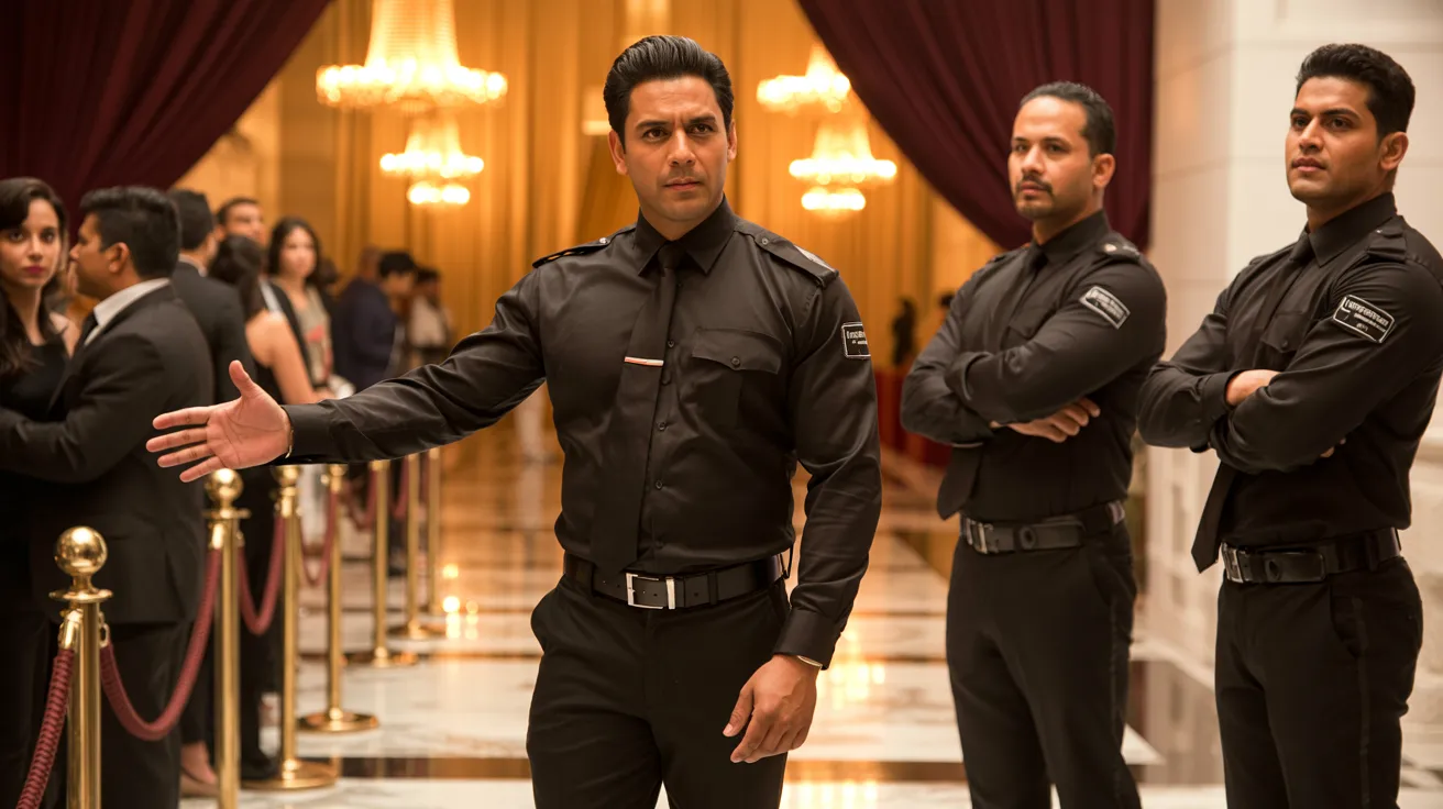 Professional bouncer services deployment