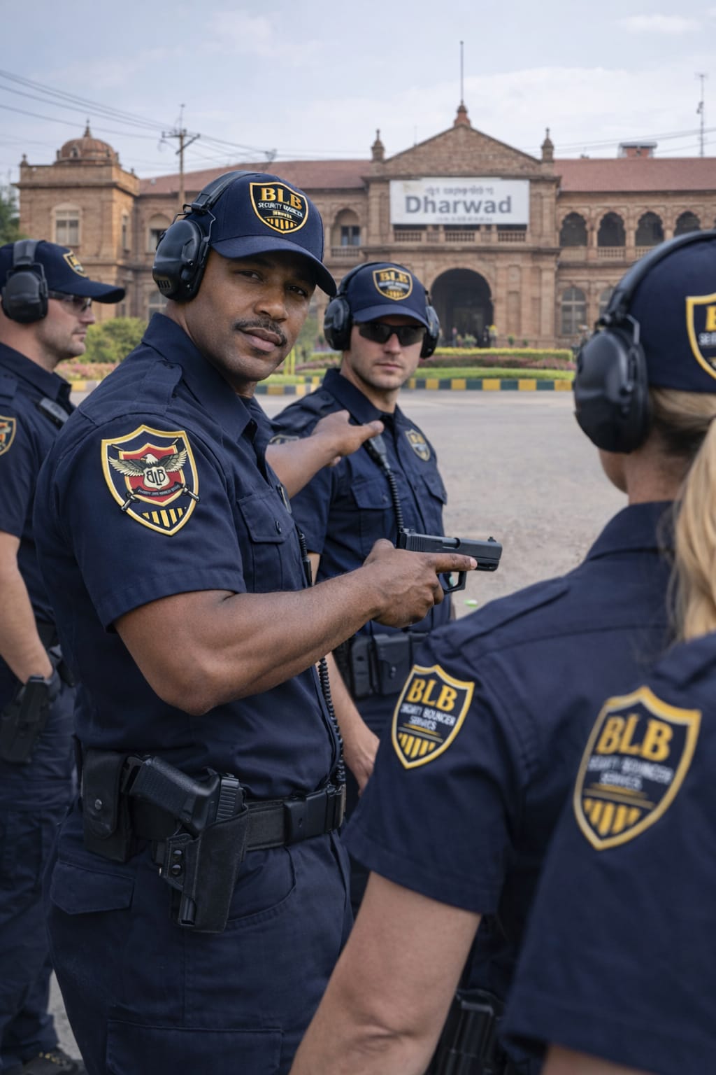 Professional security team training and discipline